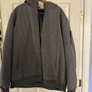 Tommy Hilfiger Gray Bomber Jacket